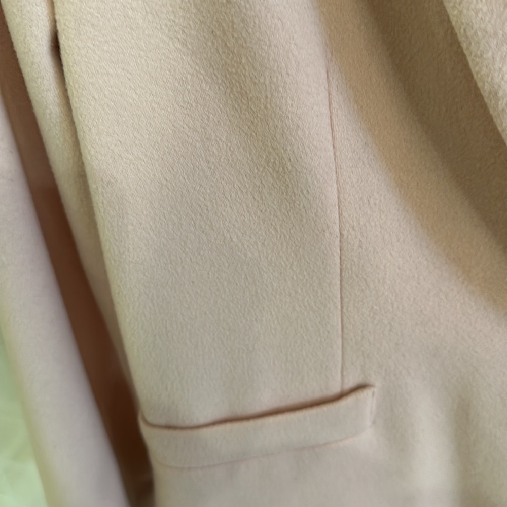 Louden Made in Canada Pink Wool & Cashmere jacket One button front Size 12 - Picture 4 of 10